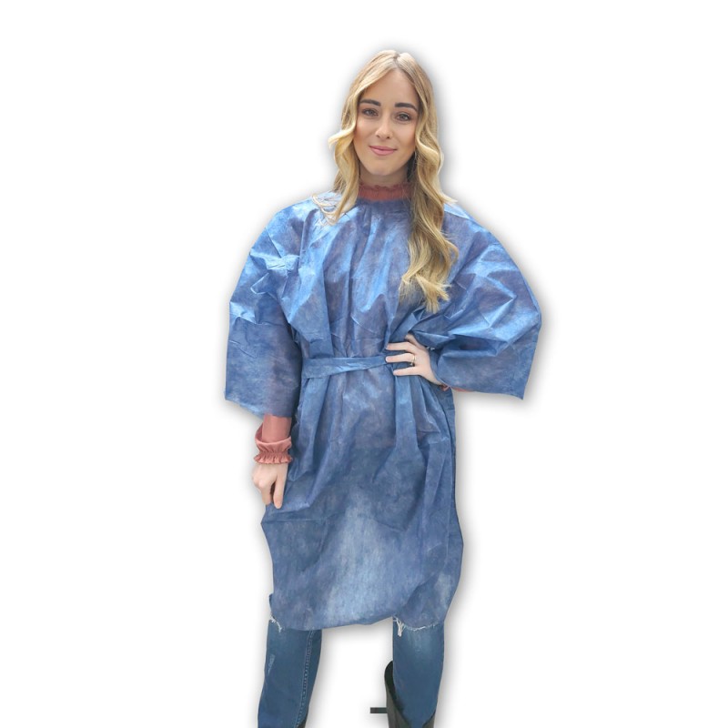 80 Kimono Monouso Traspirante fabbricato in Tessuto Non Tessuto di colore Blu 80 Kimono Monouso Traspirante fabbricato in Tessuto Non Tessuto di colore Blu